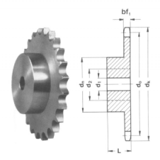 Звездочка цепи ПР-15,875-23-1 z=15 d=21